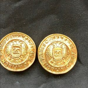 Vintage Chanel earrings. 1987